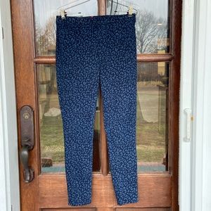 SPANX denim animal print leggings.‎ Size M